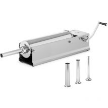 Füller, manueller Wurstfüller, horizontal, 7 Liter + 4 Trichter