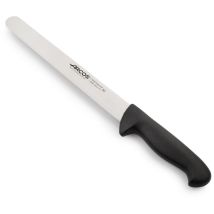 Arcos - Wurstmesser Farbe - Prof 294925 in Edelstahl Nitrum und mango ergonomische schwarze Polypropylenklinge und 25 cm Klinge, Vitrine