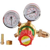 Eosnow - tonysa wx YQE-03/60 Jauge d'acétylène Réducteur de pression d'acétylène de gaz pour kit de coupe de soudage au chalumeau à gaz G5/8 CGA580