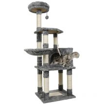 Tiragraffi da scuderia medio - 40 x 48 x 135 cm - Grigio e bianco