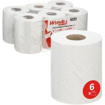 Wypall 6222 WypAll Reach Wiper Centrefeed 1PLY Recycled (PK-6 ROLL-430 Sheet)
