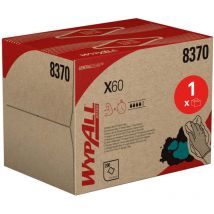 Lingettes de nettoyage général Wypall X60 8370 - bleues - 1 boîte brag x 200 426 x 317mm x 200 ( Prix pour boïte de 200 )