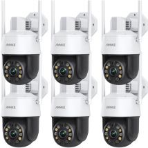 WZ500 - 5MP ptz WiFi Security ip Camera with 20X Optical Zoom, 328 ft Infrared Night Vision, ai Human Detection & Auto Tracking, Two-Way Audio,