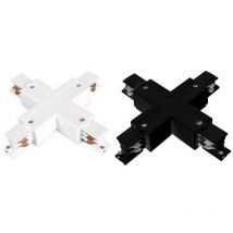 Sysled - x croix pour raccord rail Triphasé Couleur support: Noir