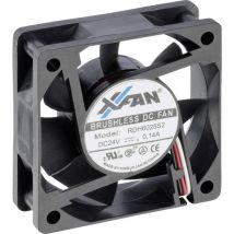 X-fan - RDH6025S2 Ventola assiale 24 v/dc 25.8 m³/h (l x l x a) 60 x 60 x 25 mm