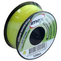 x10 Imex Lime 100m Stringline High Visibility Fluorescent 8 Strand Braided Nylon