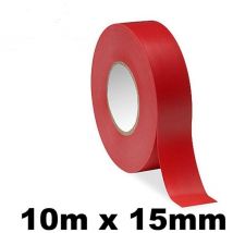 AVB - 10 rolls of Scotch insulation for electricians - 10 meter tapes - red