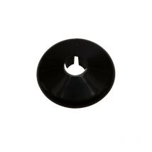 Talon - x10 Pack Radiator Pipe Covers Collars 15mm Black PCB15