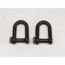 Securefix Direct - X2 1/2' x 5/8' Screw Pin Square Head Self Colour Dee Shackle - Trawler Commercial Fishing d