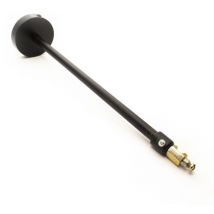 Asta staffa supporto regolabile per binario track pista elettrificata nero bianco Nero