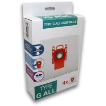 FIDÉALE – TPM21 – Sacs aspirateur type G – Dimensions 270x160 mm – Compatibilité BOSCH et SIEMENS