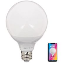 Ampoule Connectée smd E27 1521 lumens G95, éclairage blancs + couleurs - KE1500BRVBCCT - Kozii