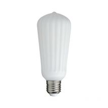 Ampoule Filament led déco verre opaque Edison, culot E27, 1055 Lumens, conso. 10W (equivalence 75W), Blanc chaud - RFDE1055STOSTR - Xanlite