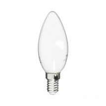 Ampoule Filament led Flamme Opaque dimmable, culot E14,470 Lumens, conso. 4W (eq. 40W), 2700K, Blanc chaud - RFV470FOD - Xanlite