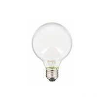Ampoule led G80 Opaque, culot E27, conso. 6,5W, 806 Lumens, Blanc chaud - RFE806B80O - Xanlite