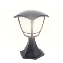 Borne filaire noire rétro IP44, culot E27, 40W max - BOFE40WNRET - Xanlite