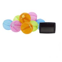 Xanlite - Guirlande led Solaire, x8 Boules Multicolore, 5m - SOGRL8COLOR
