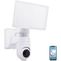 Projecteur mural connecté avec caméra intégrée Détecteur de mouvement 2200 lumens Blanc froid - KPRCAM2000 - Kozii