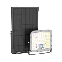 Xanlite - Projecteur mural solaire IP65, 2800 lumens, détecteur de mouvement, Noir - PRS20WMCEE