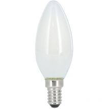 Ampoule filament led, E14, 250LM remp. 25W, amp. bougie, mate, blc chd Xavax