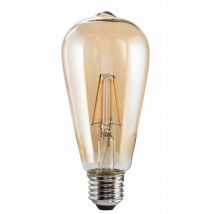 Fil led, E27, 685LM rempl. 53W, lampe vintage régl., ambre, blc chd Xavax