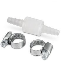 Rubinetto per lavatrice – Valvola di non ritorno – 2 fascette stringitubo – Xavax