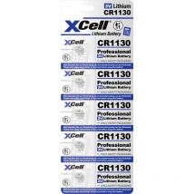 Pile bouton cr 1130 3 v 5 pc(s) 48 lithium Y606713 - Xcell