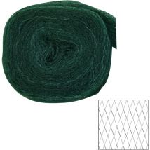 Rete Protezione Anti Uccelli Giardino, Verde Nero, 200 x 500 x 0.3 Cm - Xclou