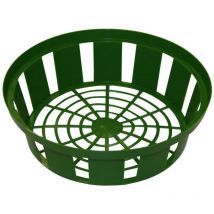 Set di 3 vasi per piante a forma di cipolla verde, in plastica, diametro 21 cm, 3 cesti per piante da giardino - Xclou