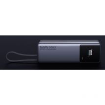 Power Bank 165 w 10 000 mAh – Câble usb-c intégré, Double Port 165 w, Charge Rapide 120 w, Auto-Charge 90 w, Batterie Lithium-ION, Convient pour