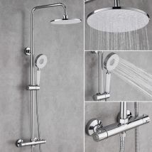 Thermostat-Duschsäule, verstellbares Duschset aus Edelstahl - Xichao