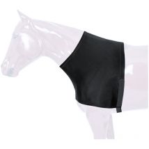 130/135 cm, Noir: Housse d'épaule en lycra pour cheval avec fermeture tearjaw