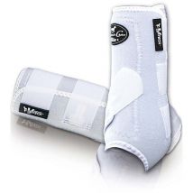 Full, Gris: Protège-tibias en néoprène avec fermeture tearjaw légère, anatomique et respirante, modèle Elite