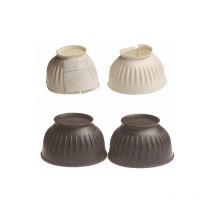S, Blanc: Paire de comparaglomi en caoutchouc naturel avec fermeture tearjaw