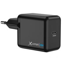 Powercharger (20W) 1x usb-c Ladegerät schwarz - Xlayer