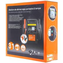 XL Perform Tools – Station de démarrage portable 800A 12V – Chargeur, booster et câbles de démarrage – Tension électrique, Type de chargeur auto, 