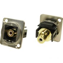 Xlr Adapter Cinch Buchse auf Cinch Buchse Weiß Adapter, Einbau CP30231M CP30231M Cliff Inhalt: 1 St