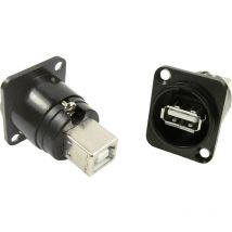 Xlr Adapter usb a Buchse auf usb b Adapter, Einbau CP30114 Cliff Inhalt: 1 St.