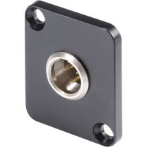 Xlr embase mâle, contacts droits Hicon HI-XMDM5 Nombre de pôles: 5 noir 1 pc(s)