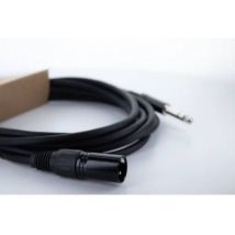 Cordial - Xlr Cavo Di Collegamento Em 1 Mv [1x Spina Xlr 3 Poli - 1x Spina Jack Da 6.3 Mm (stereo)] 1 M Nero