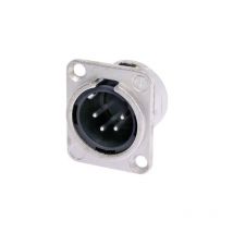 Xlr embase mâle, contacts droits Neutrik NC4MDL1 nombre de pôles: 4 argent 1 pc(s)