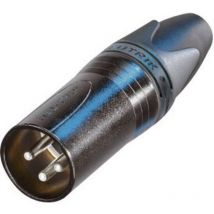 Neutrik - xlr mâle, droit NC3MXX-BAG Nombre de pôles: 3 noir 1 pc(s)
