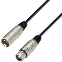 Cavo Microfonico XLR Bilanciato 6 Metri – Connettori XLR Maschio e Femmina – Adam Hall