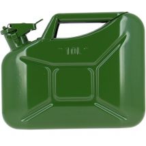 Jerrican-design Us Metall 10l --präzisionstahl - Jerrican Essence - Gute Stoß- Und Bohrfestigkeit - Verschluss-haken