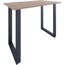 Ebuy24 - Xona table de bar 140x80 chêne décor, noir.