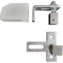 Klose Besser - xPivote de puerta de acero atornillable Pour Tube de 30x30 mm carré Acier 25 x 25 mm