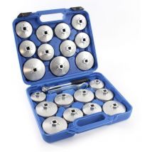 Xpotool - Juego de 23 llaves de vaso para filtro de aceite aluminio herramientas set coches vehículos