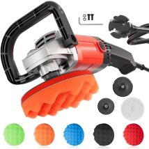 Machine Polir Meuleuse 1200W 3000 tr./min Polisseuse 6 Niveaux Ponceuse rotative Set - Xpotool