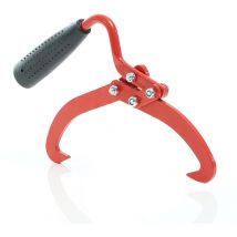 Pinza per legna max 75kg per la movimentazione di tronchi da Ø19cm, acciaio con manico in plastica - Xpotool