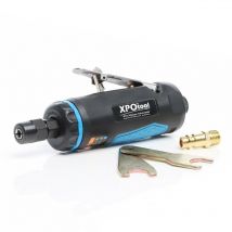 Wiltec Ponceuse pneumatique – 168 x 68 mm – 6,3 bars – 22000 tr/min – Boîtier en Alu – Meuleuse Air comprimé – Polissage, Freisage, Meulage, Coupe –